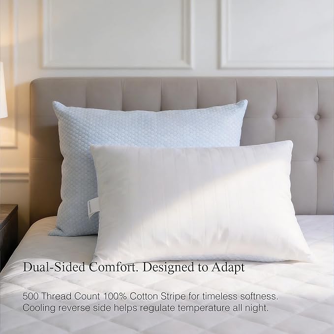 Blue Ridge Home Fashions Luxury Hotel Quality Cooling Pillows Queen Size Set of - Image 3