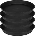 4 Pack of 18 19 inch Plant Saucer Drip Tray, 17 19 21 23 25 27 inch Heavy Duty by Bleuhome