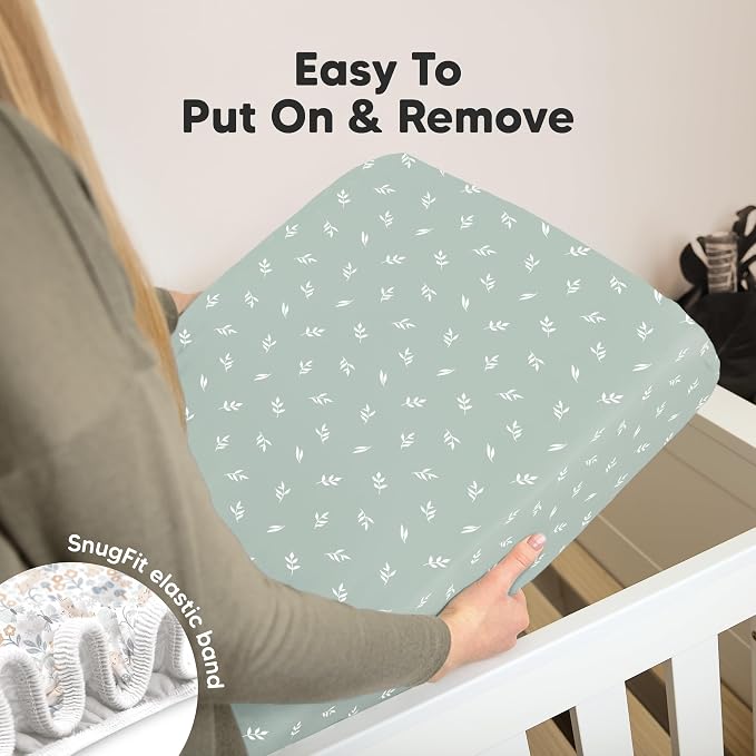 KeaBabies 2-Pack Organic Crib Sheets - Image 6