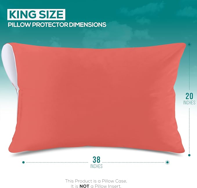 Utopia Bedding Premium 100% Waterproof Pillow Protectors - Image 2