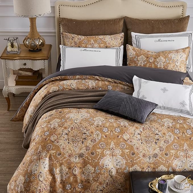 Cupocupa Duvet Cover Queen Size Set Boho Floral Pattern Duvet Cover Queen - Image 7