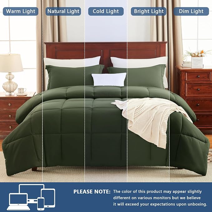 CozyLux Queen Size Comforter Set - Image 5