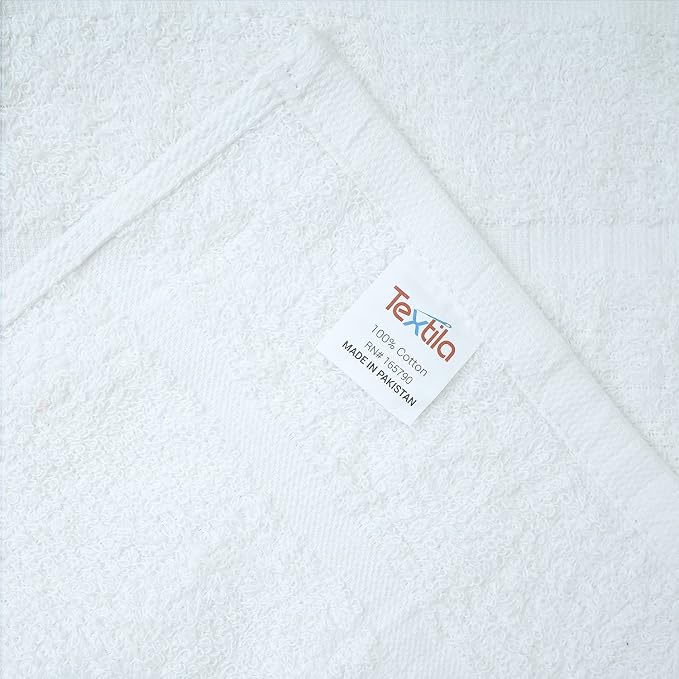 Basic Hand Towels 16x26 Inches – Pack of 12 – White Color – Soft and Absorbent - Image 8