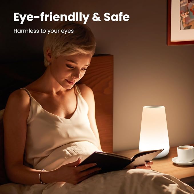 THAUSDAS Night Light, Dimmable Touch Lamp - Image 5
