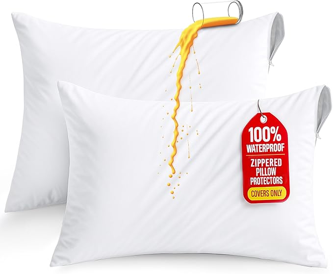 Set of 2 Pillow Protectors by UTOPIABEDDING