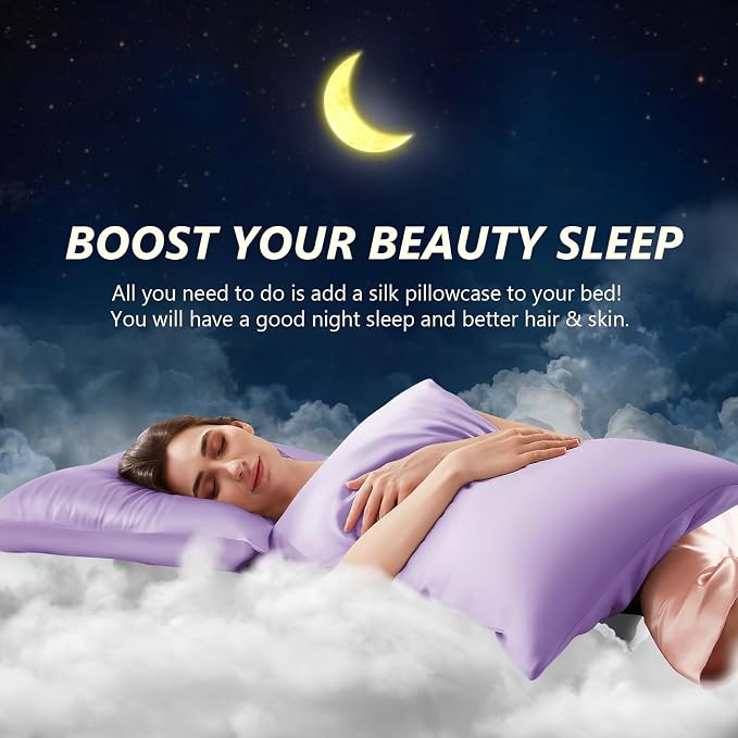 Silk Pillow Cases King Size 100% Mulberry Silk Pillowcase - Image 3