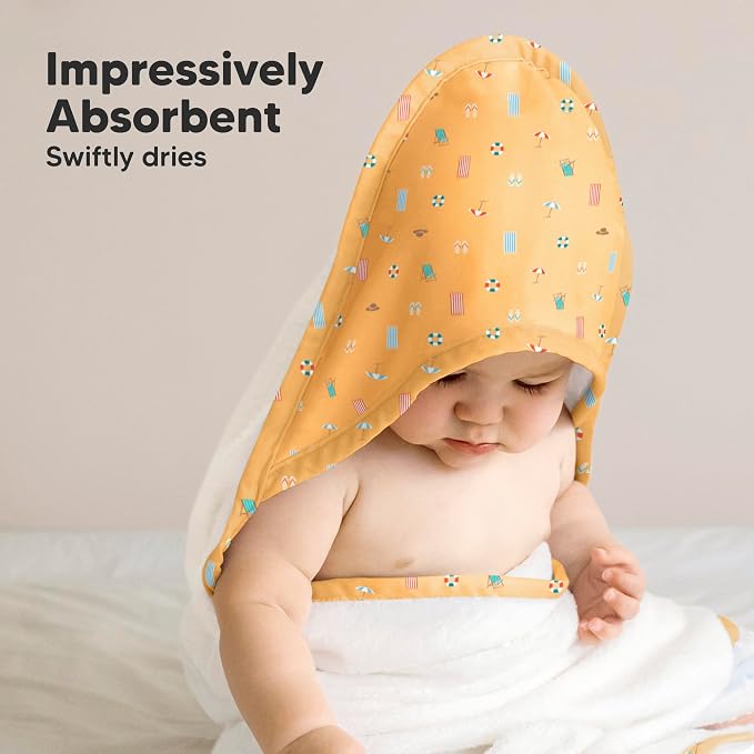 KeaBabies Hooded Baby Towel for Newborn - Image 5