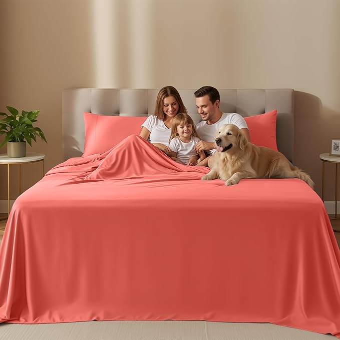 Utopia Bedding King Size Sheet Set – 4 Piece Bed Sheets, Soft and Breathable - Image 2