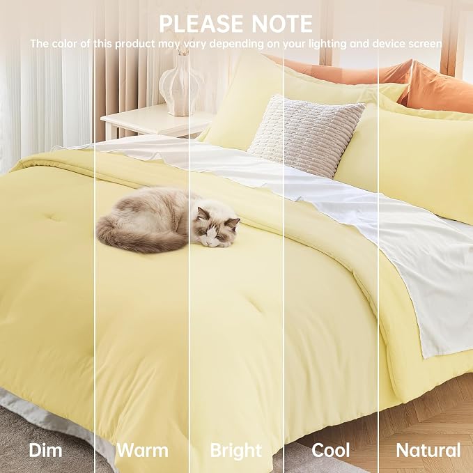 MUXHOMO Queen Comforter Set, All Season Ultra Soft Down Alternative Bedding - Image 9