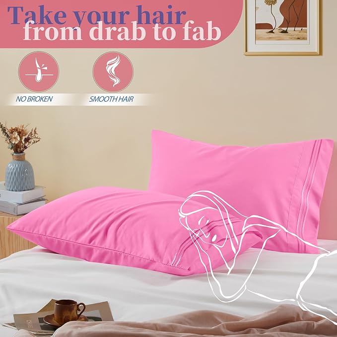 Vonty 2 Pack Queen Pillow Cases - Image 5