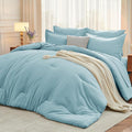 MUXHOMO 5 Pieces Twin XL Comforter Set, Soft Bed in a Bag Twin XL Size by MUXHOMO