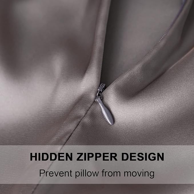 2 Pcs Mulberry Silk Pillowcase for Hair and Skin, Cooling Silk Pillow Case - Image 3