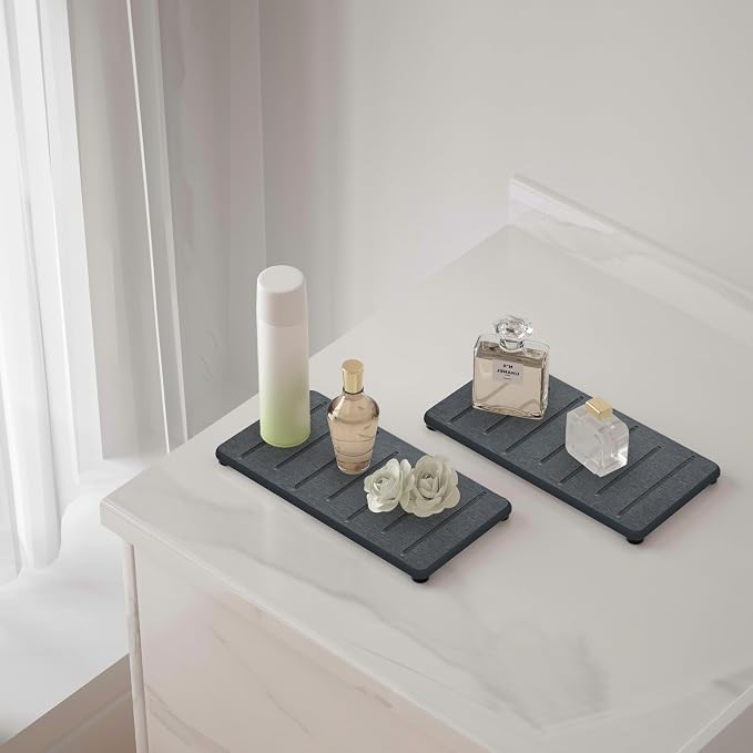 2PCS Water Absorbing Stone Tray - Image 4