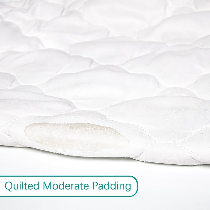 Crib Mattress Protector Sheets Fitted Waterproof Mattress Pad Cover, Noiseless - Image 7