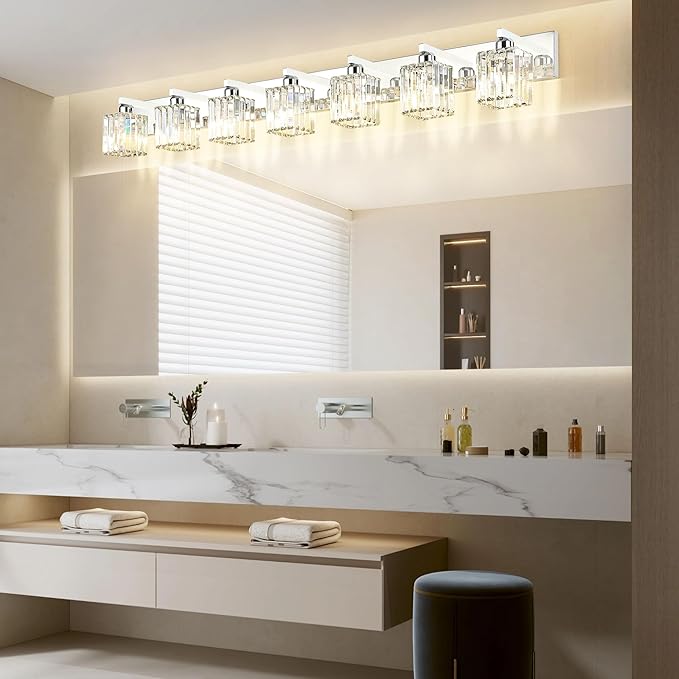 Aipsun Bathroom Vanity Light Fixtures Chrome Vanity Light - Image 4
