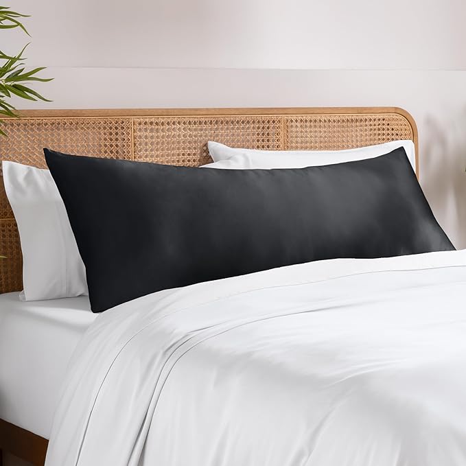 Bare Home 100% Rayon Made from Bamboo Luxury Body Size Cooling Pillowcase by BareHome