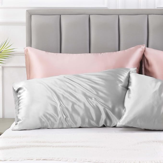 Love's cabin Satin Pillowcase Set of 2 Standard Size 20x26, Cooling Pillow - Image 2