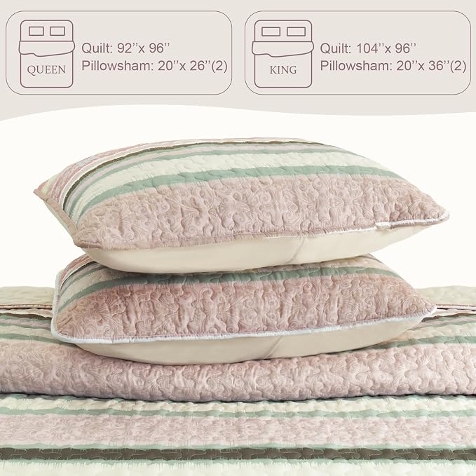 Exclusivo Mezcla Reversible Boho Quilts Queen Size - Image 6