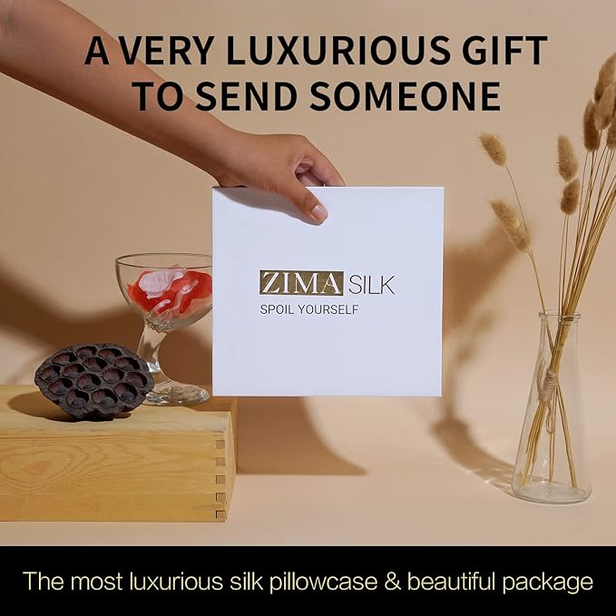 ZIMASILK 25 Momme 100% Pure Mulberry Silk Pillowcase - Image 5