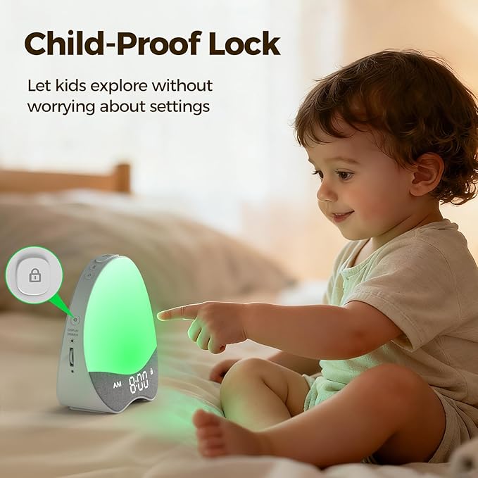 Ok to Wake Alarm Clock for Kids, Sleep Trainer - Image 4