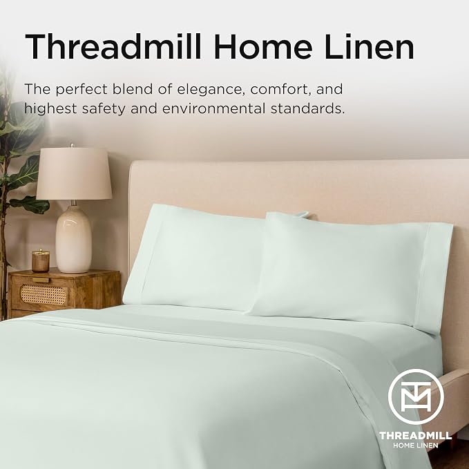 Threadmill Sheets for Twin XL Mattress | 800 Thread Count Twin XL Bed Sheets Set - Image 8