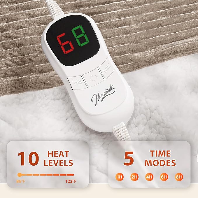 Homemate Heated Blanket Electric Throw - Image 3