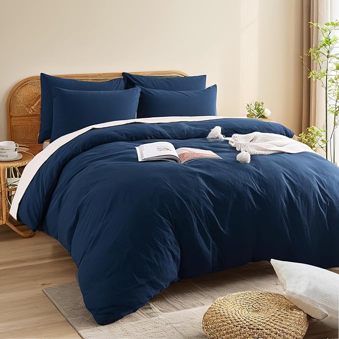 NEXHOME PRO Queen Duvet Cover Set, 100% Certified Organic Cotton - Image 3