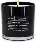 Lulu Candles | Warm Tobacco Pipe | Luxury Scented Soy Jar Candle | Hand Poured by LULUCANDLES