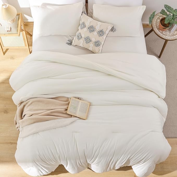 ROSGONIA Alaskan King Comforter 136x120, 1 Extra Large King Size Comforter - Image 7
