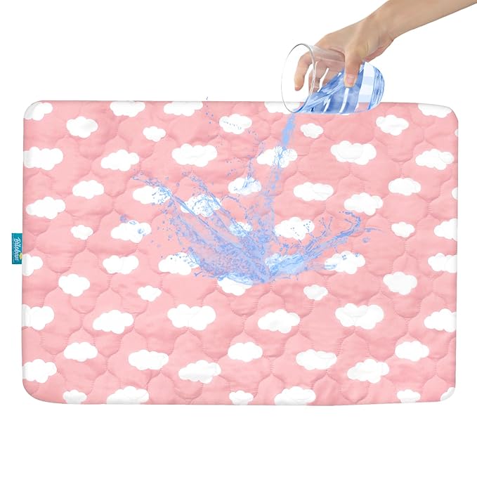 Pack and Play Mattress Protector Sheets Fitted Waterproof Playard Mattress Pad by Bilobanbabybedding