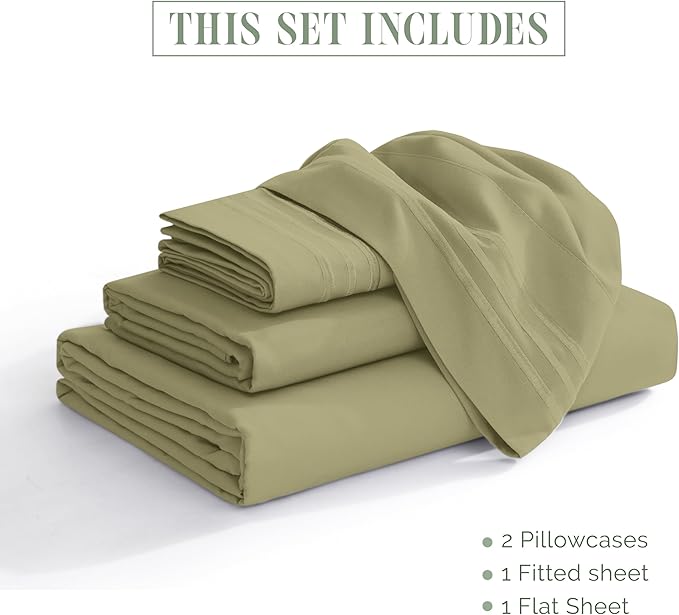 Elegant Comfort Luxurious 1500 Premium Hotel Quality Microfiber Three Line - Image 4