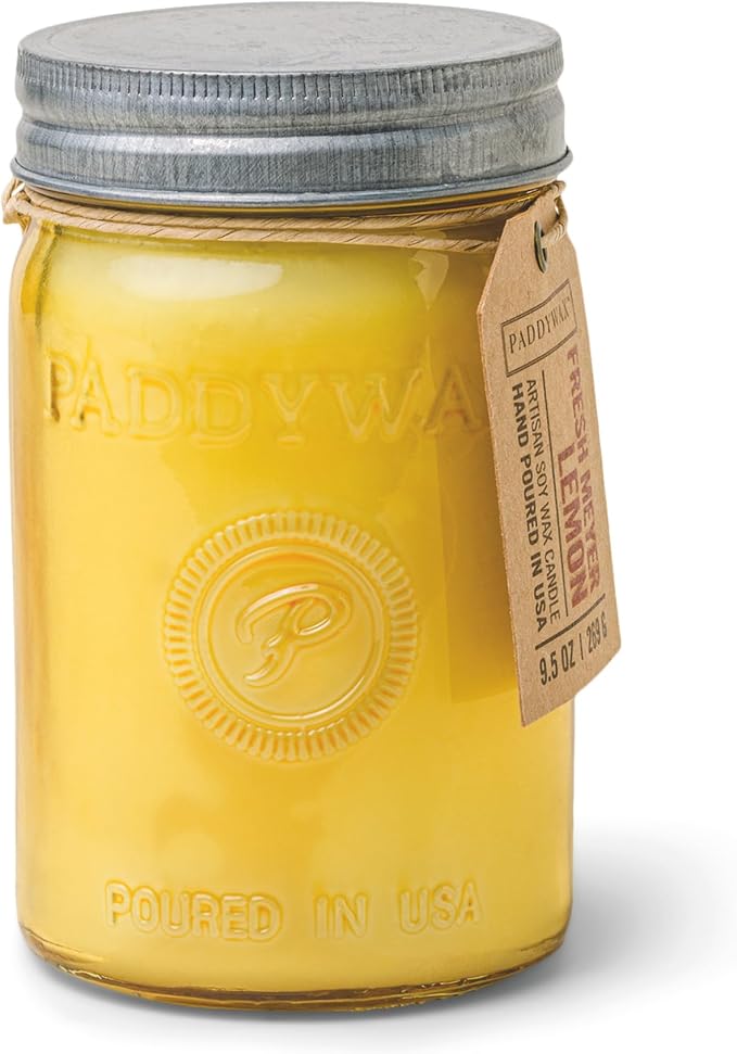Paddywax Scented Candles Relish Collection Soy Wax Artisan Candle in Glass Jar by PaddywaxCandles