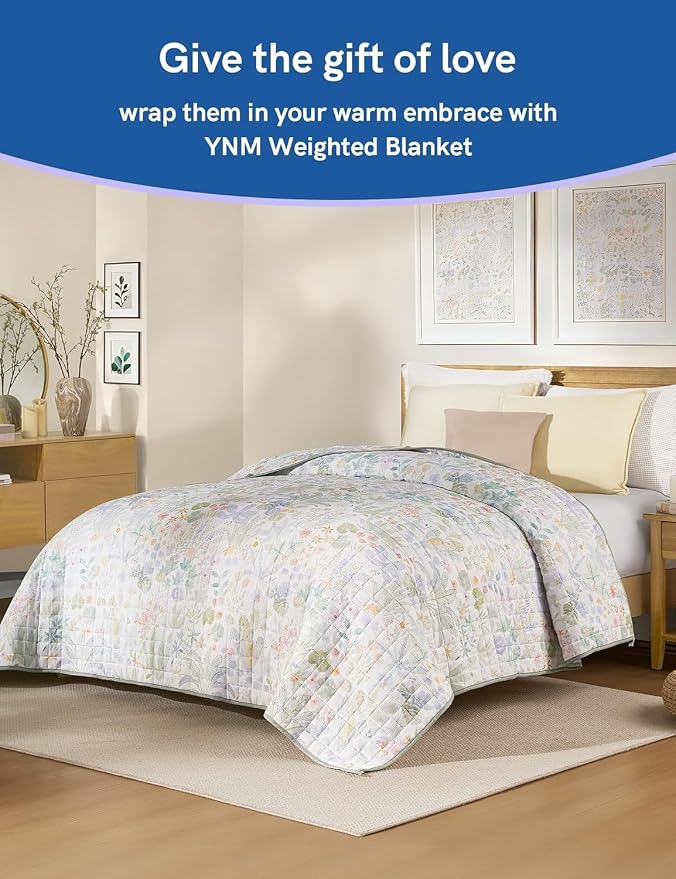 YnM King Size Cooling Nylon/PE Weighted Blanket - Image 4