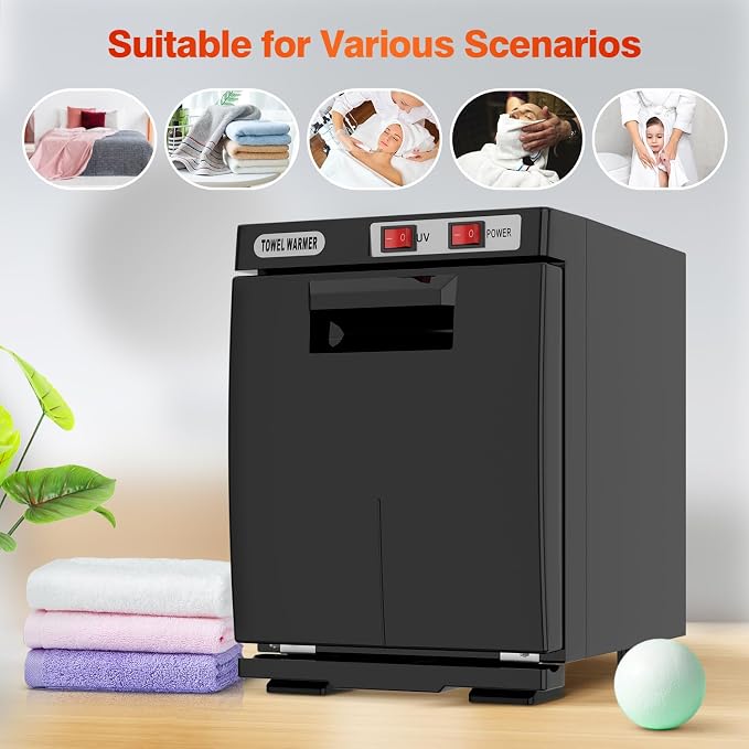 Utenzi Hot Towel Warmer, Spa Towel Cabinet 5L Professional Mini Towel Heater - Image 7