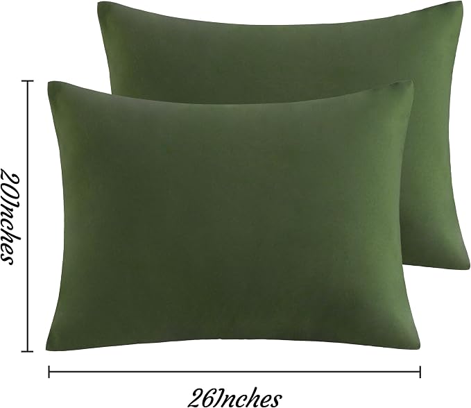NTBAY Standard Pillow Cases Set of 2, 2 Pack Brushed Microfiber 20x26 Pillow - Image 6
