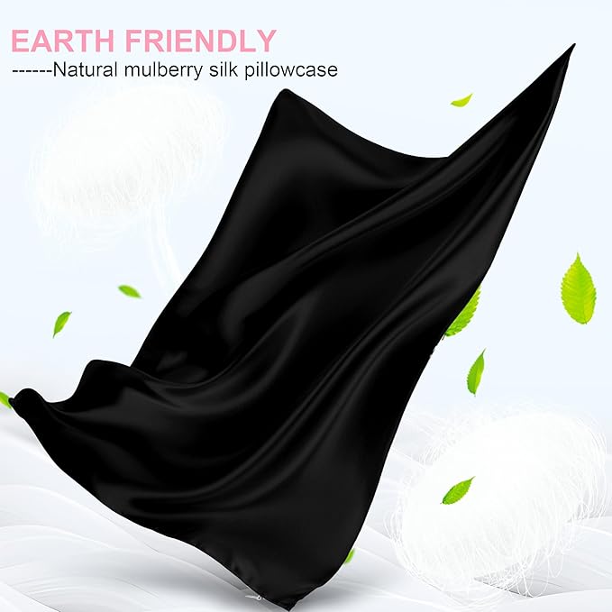 Silk Pillow Cases 2 Pack King Size - Image 2