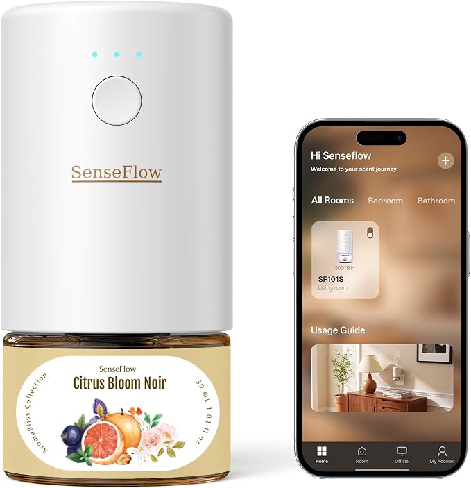 SF101S Pro Smart Plug in Air Freshener by SenseFlow