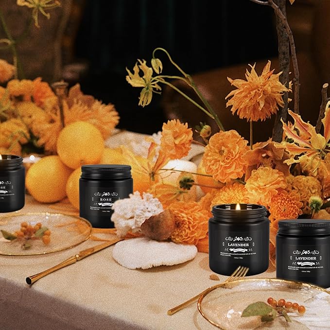 YOROXRG Scented Candles Gifts Set 12 Pack Soy Wax Travel Tin Jar Candles - Image 4