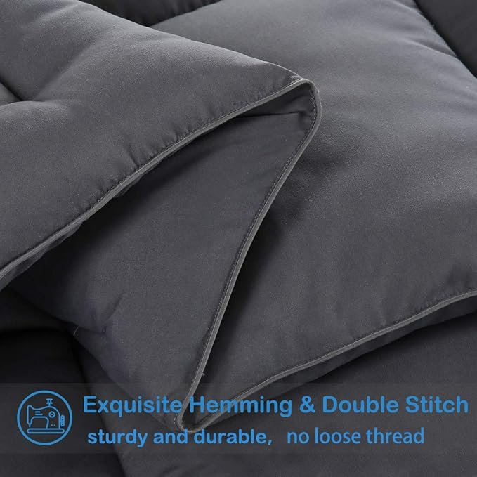EASELAND Twin XL Down Alternative Comforter - Image 5