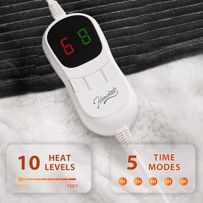 Homemate Heated Blanket Electric Throw - Image 3