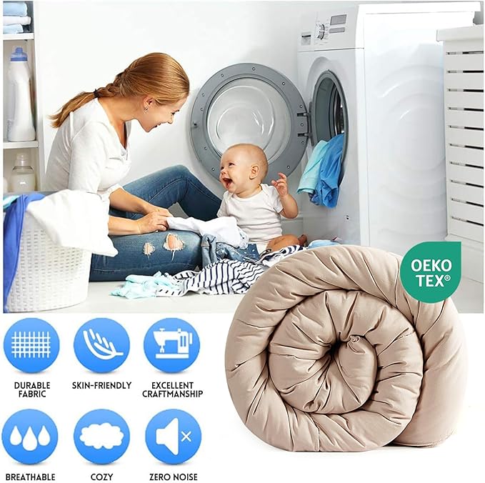 EASELAND King Size Down Alternative Comforter - Image 2