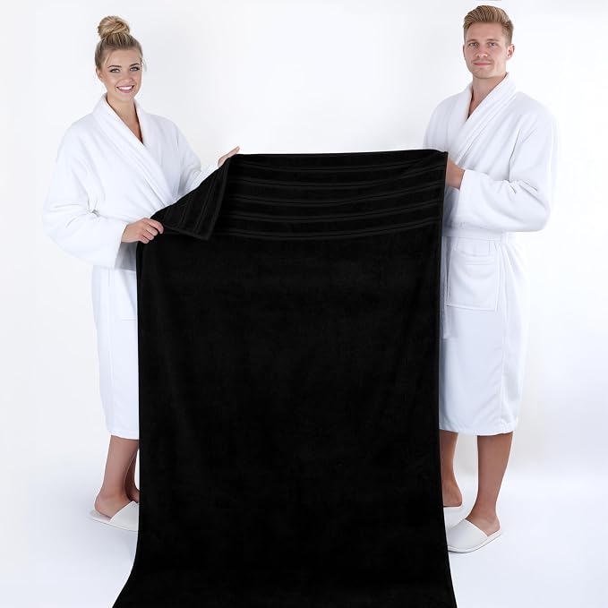 American Soft Linen 35x70 Jumbo Large Bath Towel, 600 GSM 100% Cotton Turkish - Image 5