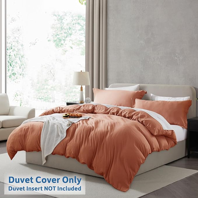Nestl Rust Duvet Cover King Size - Image 2