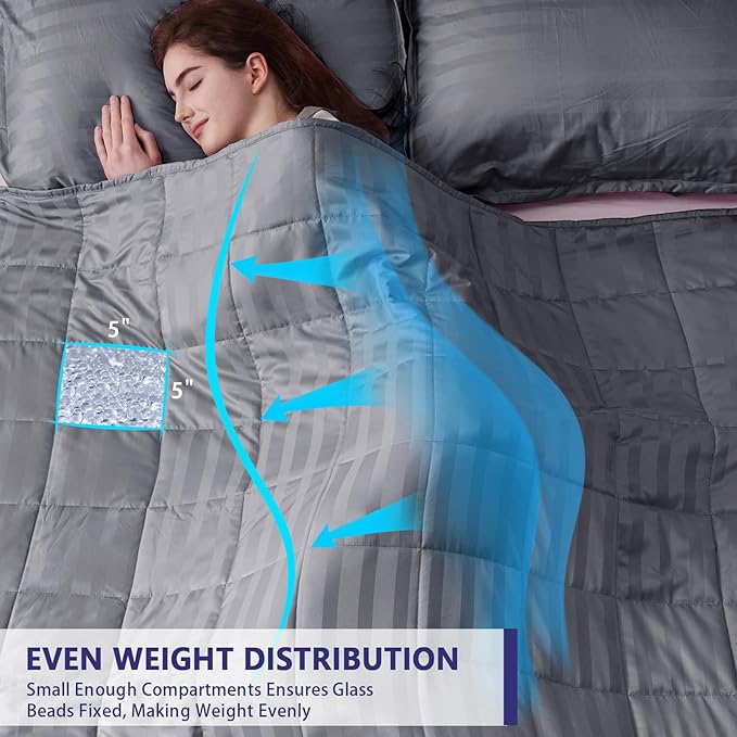 yescool Weighted Blanket for Adults Heavy Blanket for Sleeping Perfect for - Image 4