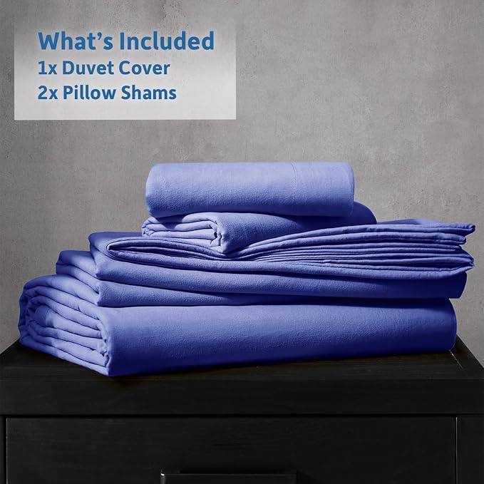 Nestl Royal Blue Duvet Cover King Size - Image 9