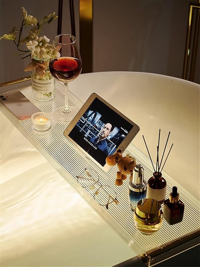 WANLIAN 33-Inch Luxury Bathtub Caddy Tray - Image 6