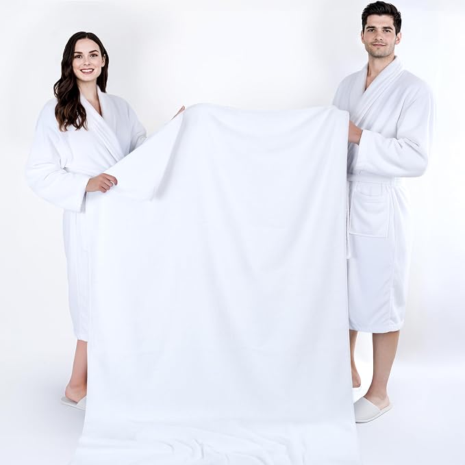 Cotton Paradise 100% Cotton 40x80 Oversized Bath Sheet, Extra Large Turkish - Image 5