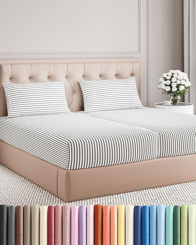 Split King Size 5 Piece Sheet Set by CGKUnlimited