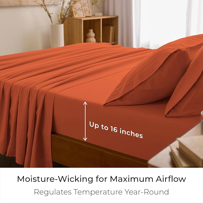 Mellanni California King Sheets Set - Image 4