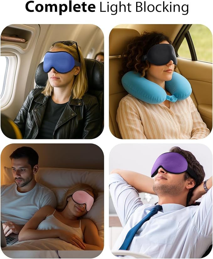 MABAO 2 Packs Weighted Sleep Mask - Image 9